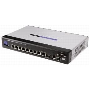 Cisco SRW208MP 8-portars 10/100 Ethernet-switch: WebV