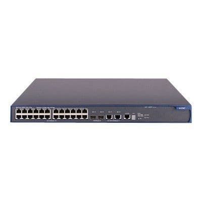 HP A3610-24-TP Switch - Managed - 24 x 10/100 + 2 x SFP + 2 x 10/100/1000 - Rackmonterbar Svart