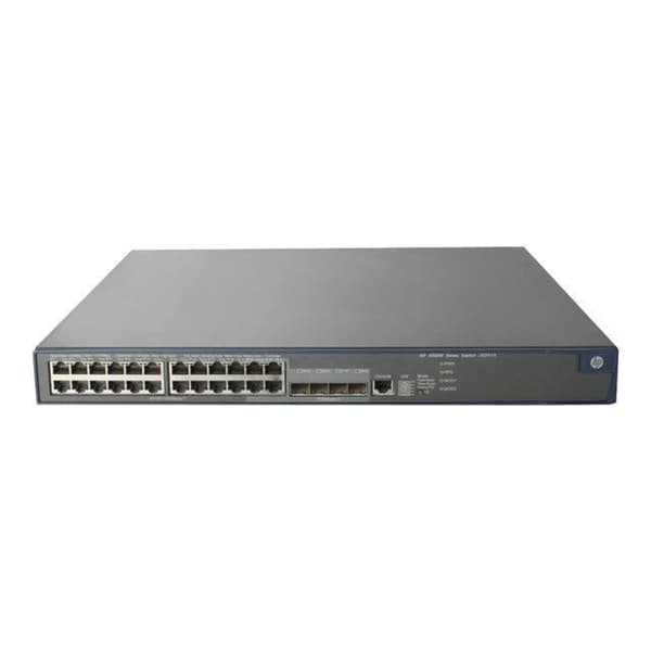 HP 5500-24G-PoE+ EI-switch med 2 gränssnittsplatser...- REFURBISHED