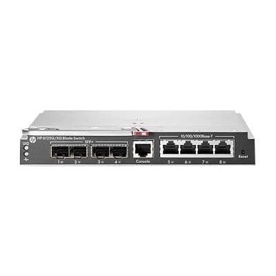 HP 6125G/XG Ethernet Blade Switch - Managed - 4 x 10/100/1000 + 4 x Gigabit SFP / 10 Gigabit SFP+- USED