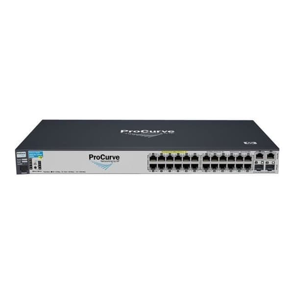 HP E2610-24-PPoE Switch - 24 portar - Managed - PoE- USED