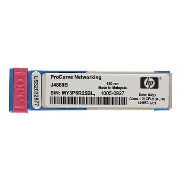 HP J4860C SFP-sändarmodul - 1000Base-LH - LC - Gigabit Ethernet