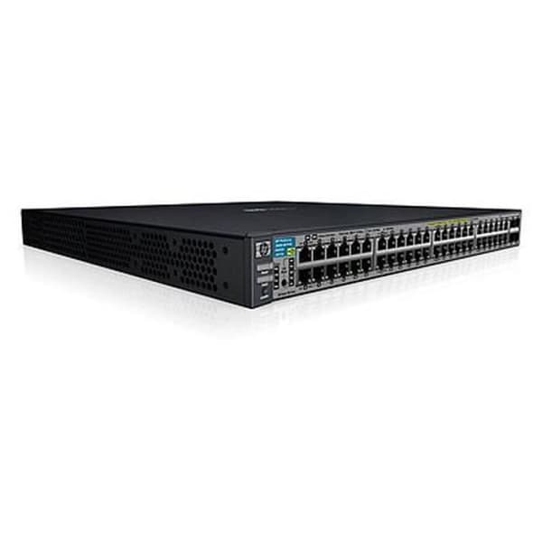 Hewlett Packard Enterprise E3500-48-PoE Switch, Managed Network Switch, Full Duplex, Ethernet-anslutning- REFURBISHED