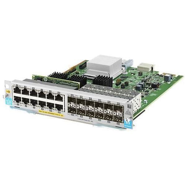 Modul för utvidgning - ARUBA - 5406R - 12 portar Gigabit Ethernet (PoE+) - 12 portar SFP - Silver