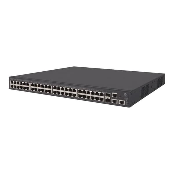 HPE ARUBA - 5130-48G-PoE+-2SFP+-2XGT (370W) EI - Switch - C3 - Managed - 48 x 10/100/1000 (PoE+)- USED Grå