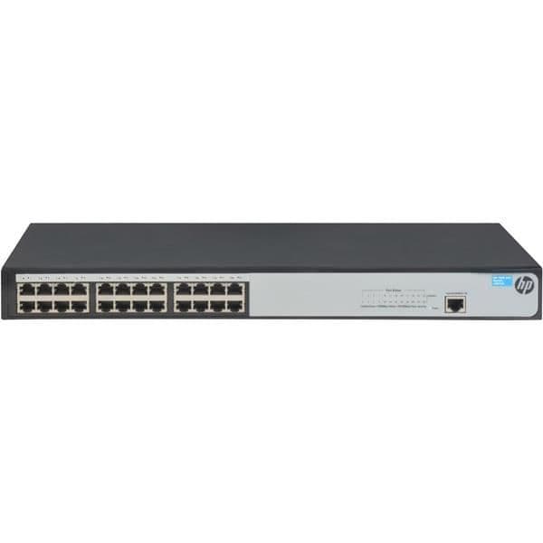 HPE 1620-24G 24-portars Hanterbar Ethernet-switch - 2 lager stöds - 1U hög - Rackmonterbar- USED