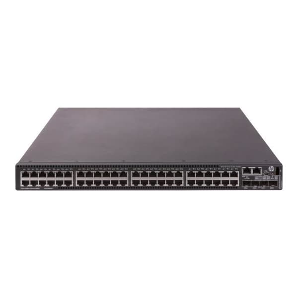 HPE ARUBA 5130 48G PoE+ 4SFP+ 1-slot HI Switch - Managed - 48 x 10/100/1000 (PoE+) + 4 x 10 Gigabit SFP+ - Rackmonterbar