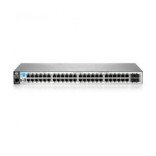 HPE ARUBA Switch 2530-48G - Managed - 48 x 10/100/1000 + 4 x Gigabit SFP- REFURBISHED