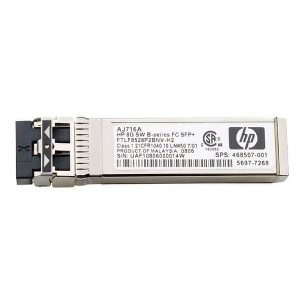 SFP+ transceivermodul - HP - C8R24A - 16Gb Fibre Channel (SW) - paket med 4- USED