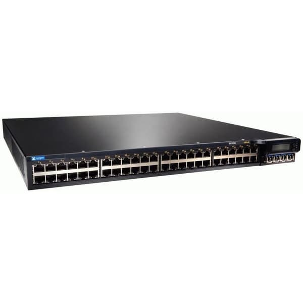 JUNIPER EX 3200 48P - SWITCH - C3 - MANAGED - 48 X 10/100/1000 - DESKTOP DATOR - POE- USED