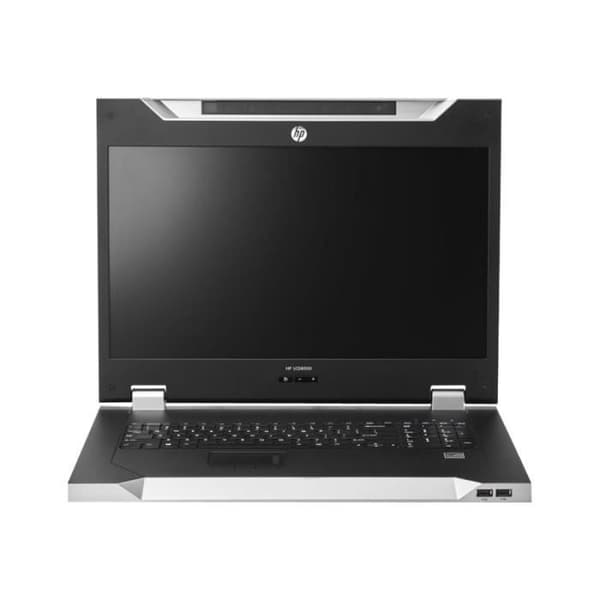 HPE rackmonterad LCD-konsol - LCD8500 - Silver - 47 cm (18,5") LCD - WXGA - 1600 x 1200- USED