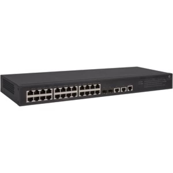 hpe hp 5130-24g-2sfp+-2xgt ei switch svart svart Svart Grå