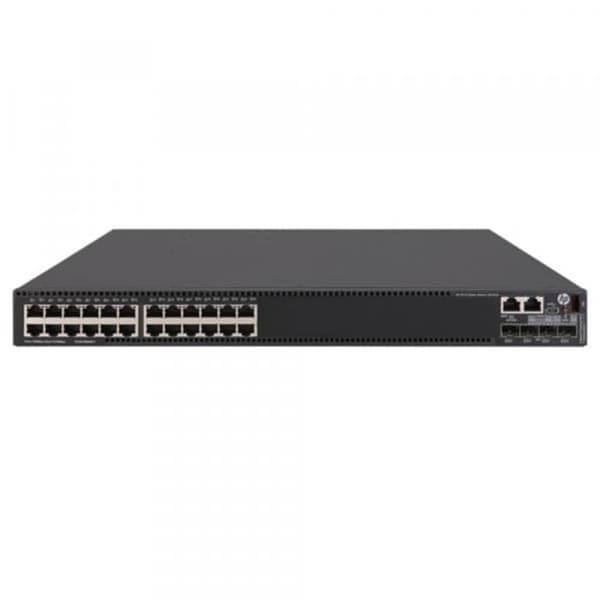 HPE ARUBA - Switch - Managed - 24 x 10/100/1000 (PoE+) + 4 x 10 Gigabit SFP+ - Rackmonterbar - PoE+ (740 W)- USED Svart