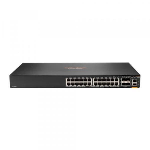 HPE Aruba 6200F 24G Class4 PoE 4SFP+ 370W Managed L3 Gigabit Ethernet (10/100/1000) Power over Ethernet (PoE) 1U
