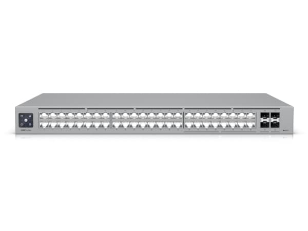 Ubiquiti UniFi Switch Pro Max 48 - Switch - L3 - Administrerad - 32 x 10/100/1000 + 16 x 2.5GBase-T + 4 x 10 Gigabit Ethernet - skrivbordsmodell, rac