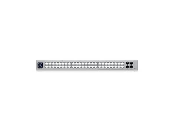 Ubiquiti UniFi Switch Pro Max 48 - Switch - L3 - Administrerad - 32 x 10/100/1000 + 16 x 2.5GBase-T + 4 x 10 Gigabit Ethernet - skrivbordsmodell, rac