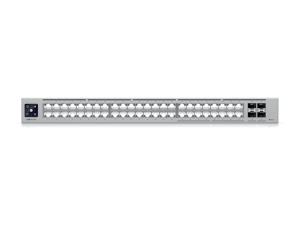 Ubiquiti UniFi Switch Pro Max 48 - Switch - L3 - Styrt - 32 x 10/100/1000 + 16 x 2.5GBase-T + 4 x 10 Gigabit Ethernet - stasjonær, rackmonterbar Grå