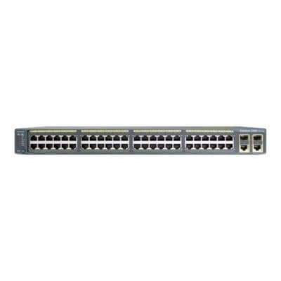 CISCO WS-C2960-48TC-L- USED Svart