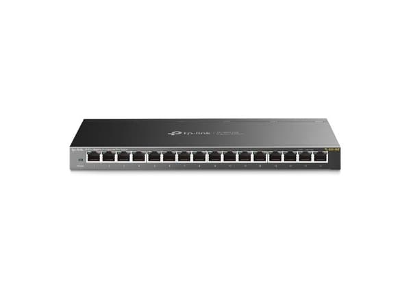 TP-Link TL-SG116E Unmanaged Pro - Switch - ohanterad - 16 x 10/100/1000 - skrivbordsmodell