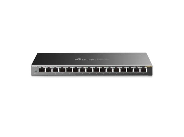 TP-Link TL-SG116E Unmanaged Pro - Switch - ohanterad - 16 x 10/100/1000 - skrivbordsmodell