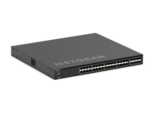 NETGEAR M4350 Series M4350-32F8V - Switch - L3 - Styrt - 32 x 10 Gigabit SFP+ + 8 x 25 Gigabit SFP28 - front til bakside-luftflyt - rackmonterbar