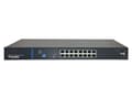 Miniatyrbild 1 av 5: AVIZIO Switch 16x RJ45 PoE 1Gb/s + 2x SFP Uplink 1Gb/s