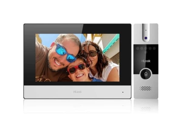 Video intercom HILOOK HD-VIS-04 7” screen LCD TFT 1024x600px WiFi Black ...
