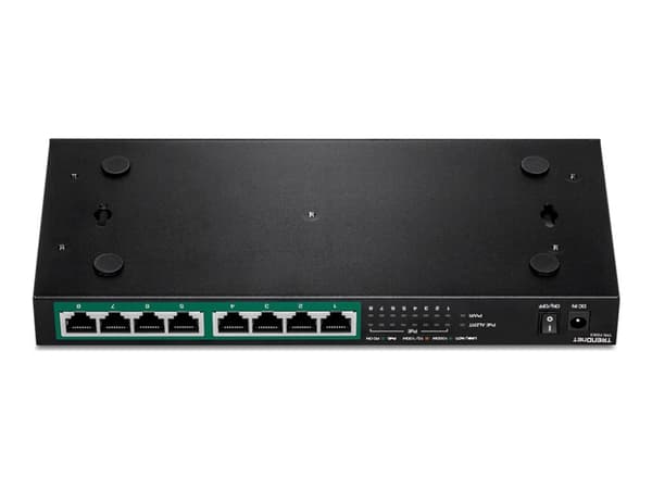 TRENDnet TPE TG83 - Switch - 8 x 10/100/1000 (PoE+) - skrivbordsmodell, väggmonterbar - PoE+ (65 W) - TAA-kompatibel