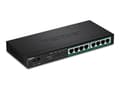 Miniatyrbild 1 av 5: TRENDnet TPE TG83 - Switch - 8 x 10/100/1000 (PoE+) - skrivbordsmodell, väggmonterbar - PoE+ (65 W) - TAA-kompatibel