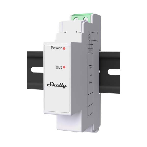 Shelly Pro 3EM Switch Add-on DIN-skinne relæ