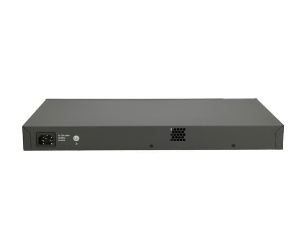 FiberHome S4820-28T-X-PE-AC Nätverksswitch Hanterad L2/L3 Gigabit Ethernet (10/100/1000) Power over Ethernet (PoE) 1U Svart, Grå
