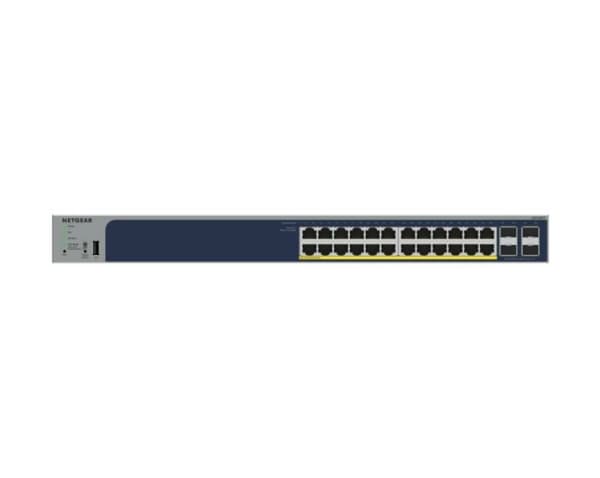 NETGEAR Smart GS752TPP - V3 - switch - L3 Lite - smart - 48 x 10/100/1000 (PoE+) + 4 x Gigabit SFP - rackmonterbar - PoE+ (760 W)
