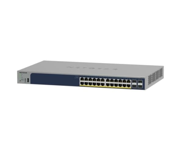 NETGEAR Smart GS752TPP - V3 - switch - L3 Lite - smart - 48 x 10/100/1000 (PoE+) + 4 x Gigabit SFP - rackmonterbar - PoE+ (760 W)