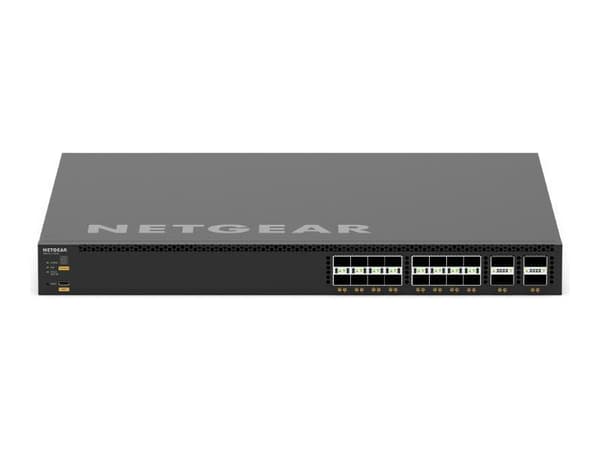 NETGEAR M4350-16V4C, Hallittu, L3, Ei mitään, Täysin kaksipuolinen, Telineasennus musta
