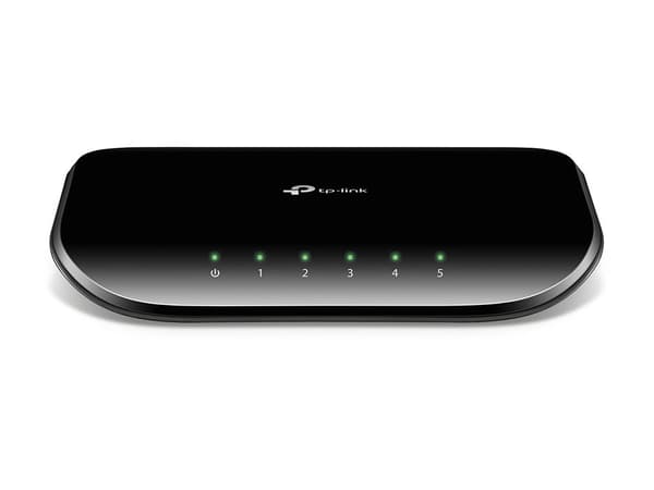 TP-LINK TL-SG1005D Desktop-kytkin, 5 Gb portit musta