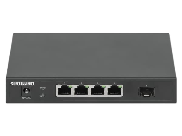 Intellinet 562058, Uhåndtert, 2.5G Ethernet (100/1000/2500), Full tosidig, Kan monteres på vegg
