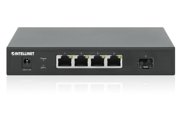 Intellinet 562058, Uhåndtert, 2.5G Ethernet (100/1000/2500), Full tosidig, Kan monteres på vegg