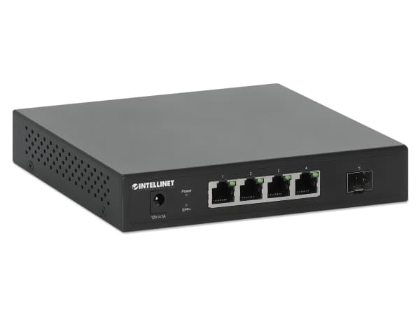 Intellinet 562058, Uhåndtert, 2.5G Ethernet (100/1000/2500), Full tosidig, Kan monteres på vegg