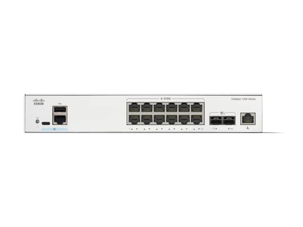 Cisco Catalyst 1300-12XT-2X - Switch - L3 - smart - 12 x 10GBase-T + 2 x 10 Gigabit SFP+ - rackmonterbar