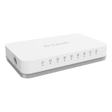 D-Link | Skift | GO-SW-8G/E | Uadministreret | Desktop | 10/100 Mbps (RJ-45) porte antal | 1 Gbps (RJ-45) porte antal 8 | SFP