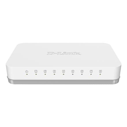 D-Link | Skift | GO-SW-8G/E | Uadministreret | Desktop | 10/100 Mbps (RJ-45) porte antal | 1 Gbps (RJ-45) porte antal 8 | SFP