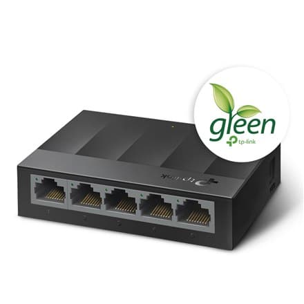 TP-LINK | 5-portars skrivbordsswitch | LS1005G | Ohanterad | Desktop | 1 Gbps (RJ-45) portkvantitet | SFP-portar kvantitet | PoE-portar