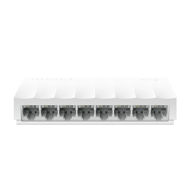 TP-LINK | 8-ports 10/100 Mbps Desktop Network Switch | LS1008 | Uadministreret | Desktop | 1 Gbps (RJ-45) porte antal | SFP-porte kv Hvid