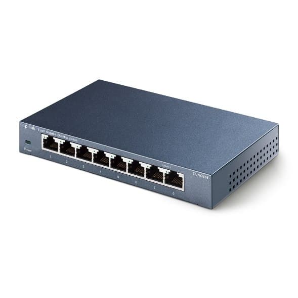 TP-LINK | Kytkin | TL-SG108 | Hallitsematon | Työpöytä | 1 Gbps (RJ-45) porttien määrä 8 | Virtalähdetyyppi Ulkoinen | 36 kuukautta
