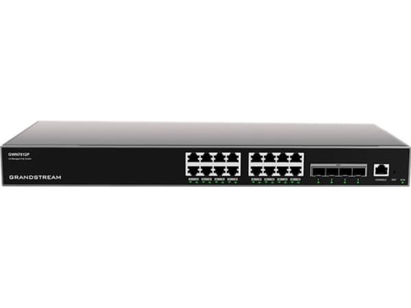 Grandstream Networks GWN7812P, Hallittu, L3, Gigabit Ethernet (10/100/1000), Power over Ethernet -tuki, Telineasennus