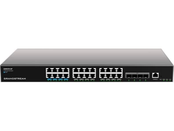 Grandstream Networks GWN7813P, Hallittu, L3, Gigabit Ethernet (10/100/1000), Power over Ethernet -tuki, Telineasennus
