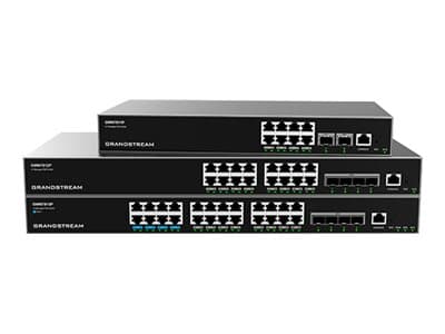 Grandstream GWN7811 - Switch - företag, hanterad - L3 - Administrerad - 8 x 10/100/1000 + 2 x 10 Gigabit SFP+ - skrivbordsmodell, väggmonterbar, rack