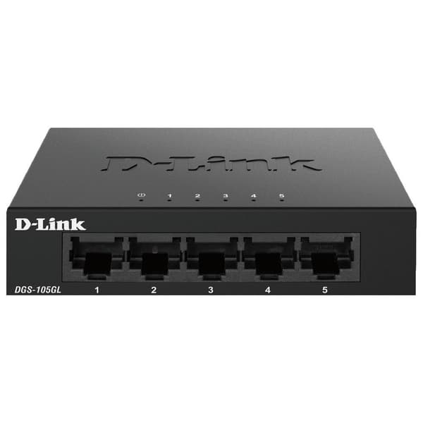 D-link Kontakt Dgs-105 5 Havne Sort Sort