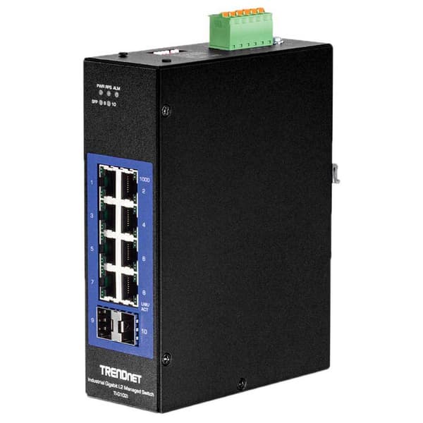Trendnet Vaihtaa Ti-g102i Musta musta