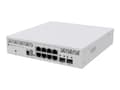 Pikkukuva 1 / 4: Mikrotik CRS310-8G+2S+IN: L3 Smart Switch, Managed, L3, 2.5G Ethernet (100/1000/2500), Power over Ethernet (PoE), Rack mounting, 1U